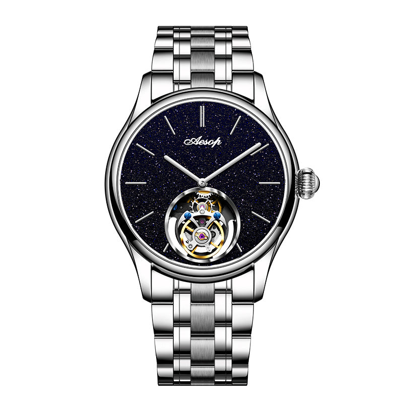 AESOP機械式腕時計 トゥールビヨンシリーズ-7050G/ナチュラルスカイ