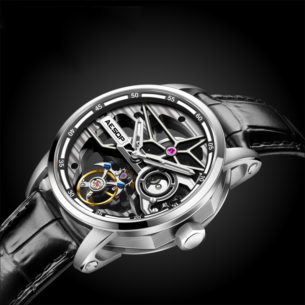 AESOP機械式腕時計 トゥールビヨンシリーズ-7053/アカシックメン