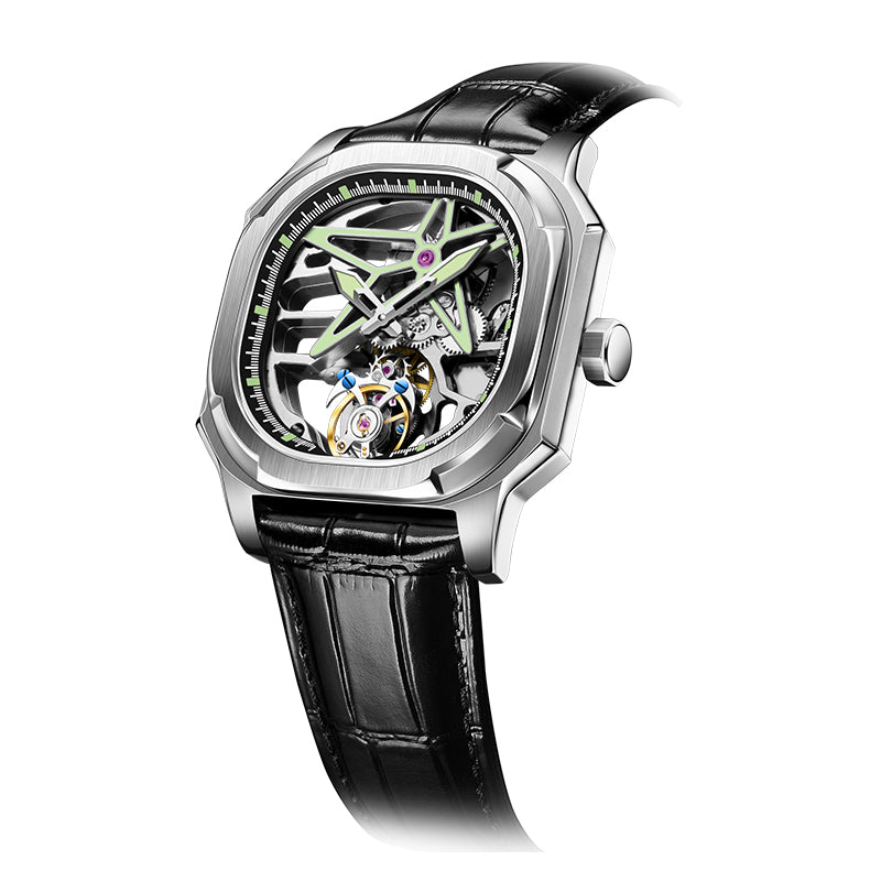 AESOP機械式腕時計 トゥールビヨンシリーズ-7052g／ペンタゴンスカイ／2020年式