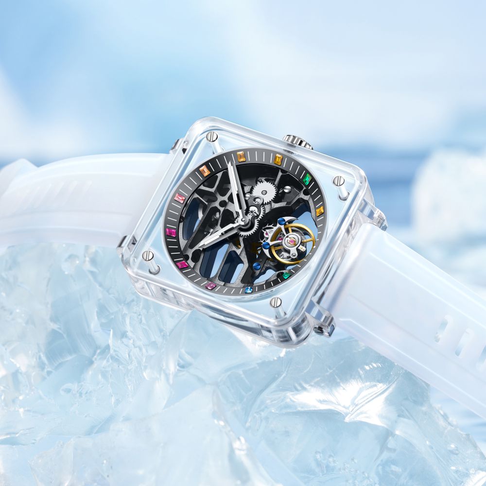 AESOP機械式腕時計 トゥールビヨンシリーズ-7058G-A/クリスタルスカイ – aesop-watch STORE